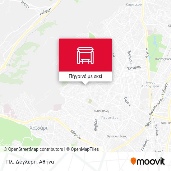 Πλ. Δέγλερη χάρτης