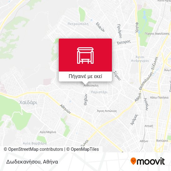 Δωδεκανήσου χάρτης