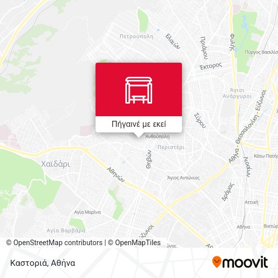 Καστοριά χάρτης