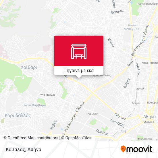 Καβάλας χάρτης
