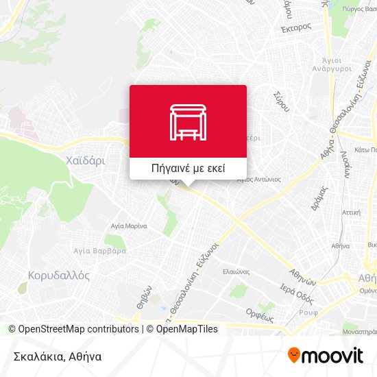 Σκαλάκια χάρτης
