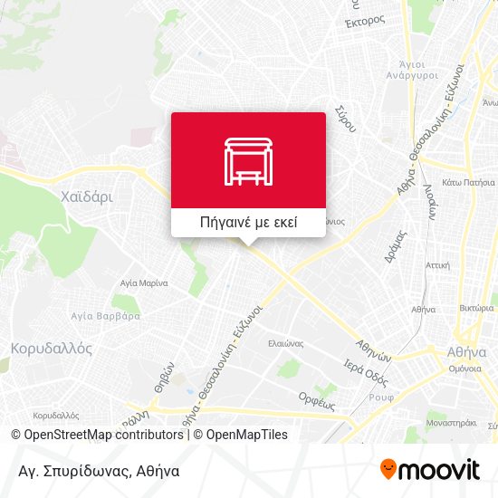 Αγ. Σπυρίδωνας χάρτης