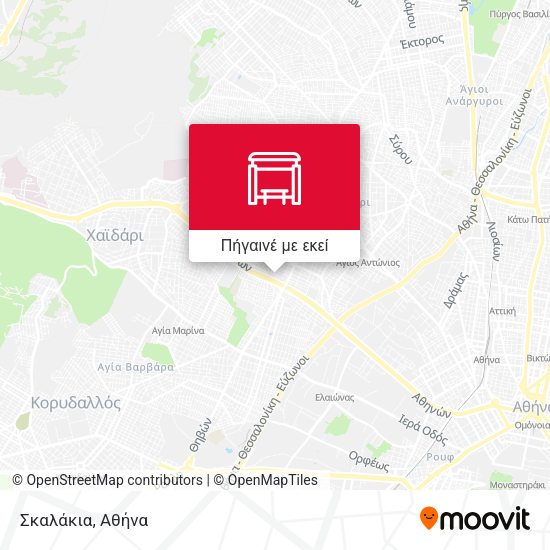 Σκαλάκια χάρτης