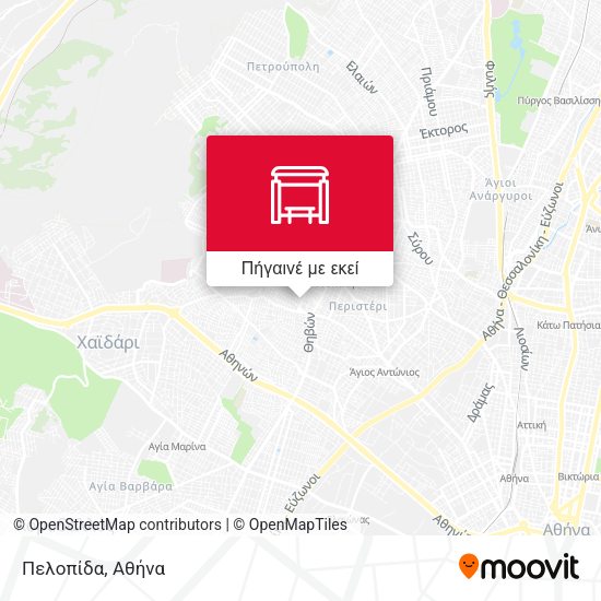 Πελοπίδα χάρτης