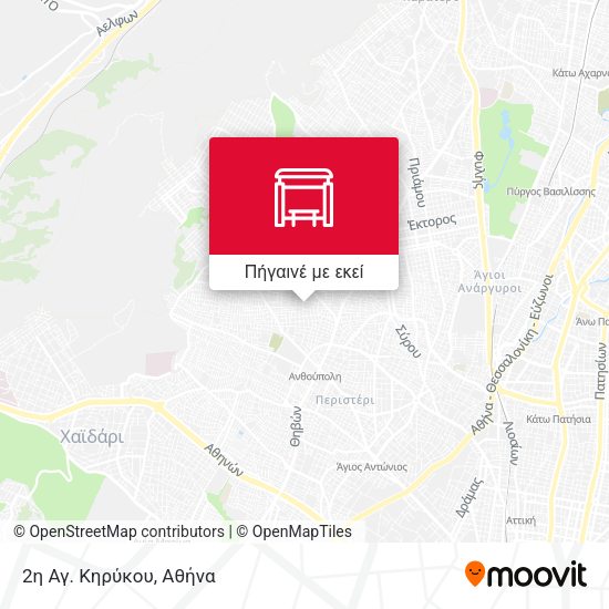 2η Αγ. Κηρύκου χάρτης