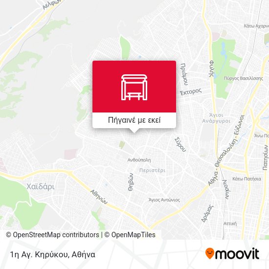 1η Αγ. Κηρύκου χάρτης