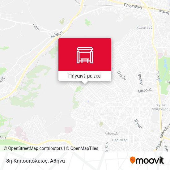 8η Κηπουπόλεως χάρτης