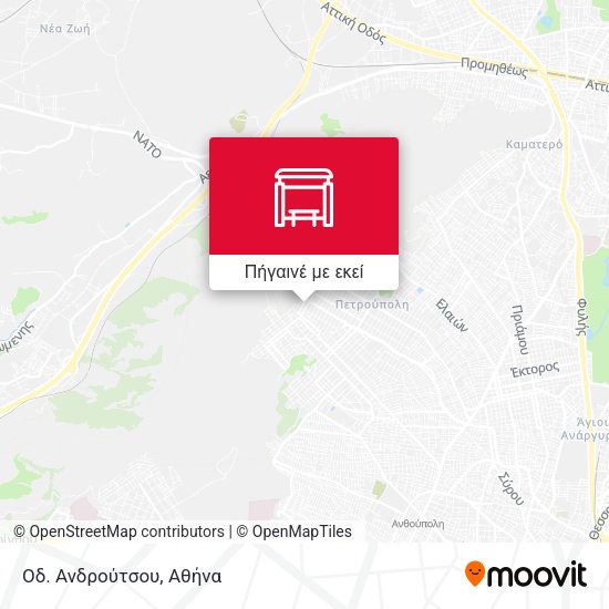 Οδ. Ανδρούτσου χάρτης