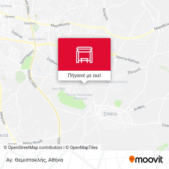 Αγ. Θεμιστοκλής χάρτης