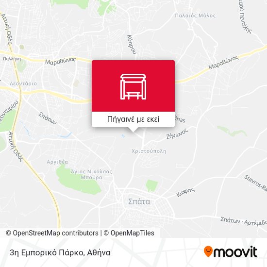 3η Εμπορικό Πάρκο χάρτης