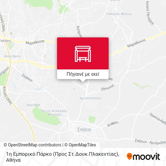 1η Εμπορικό Πάρκο (Προς Στ.Δουκ.Πλακεντίας) χάρτης