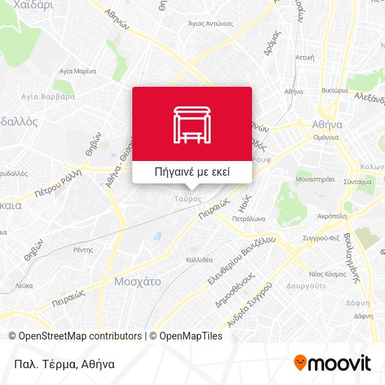 Παλ. Τέρμα χάρτης