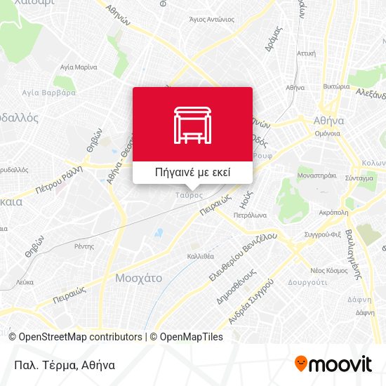 Παλ. Τέρμα χάρτης