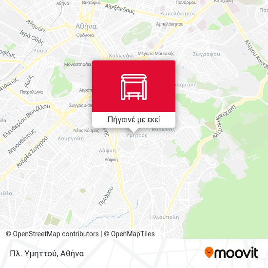 Πλ. Υμηττού χάρτης