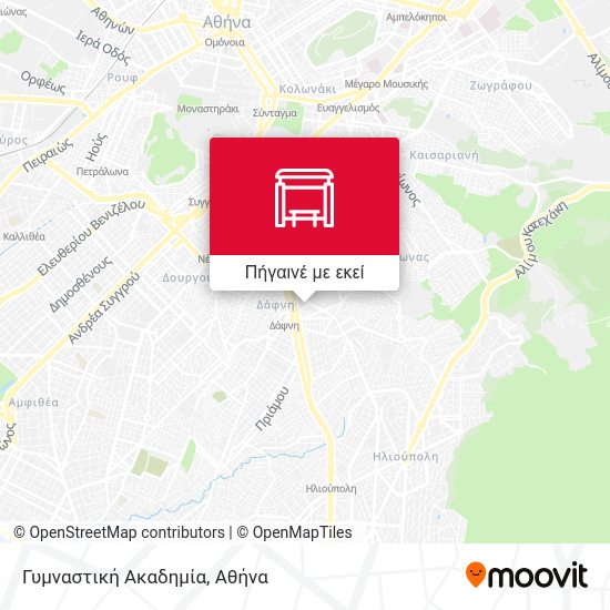 Γυμναστική Ακαδημία χάρτης