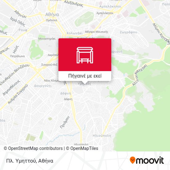 Πλ. Υμηττού χάρτης