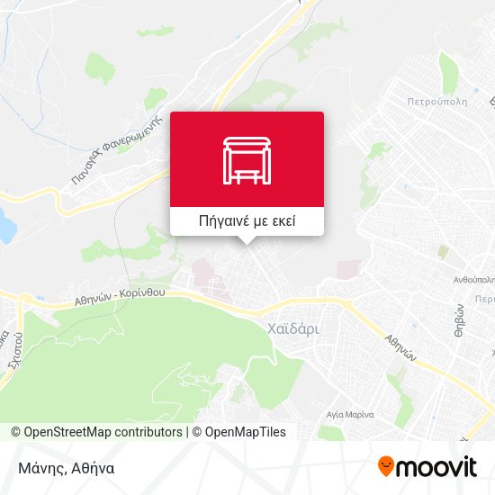 Μάνης χάρτης