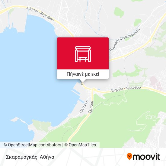 Σκαραμαγκάς χάρτης