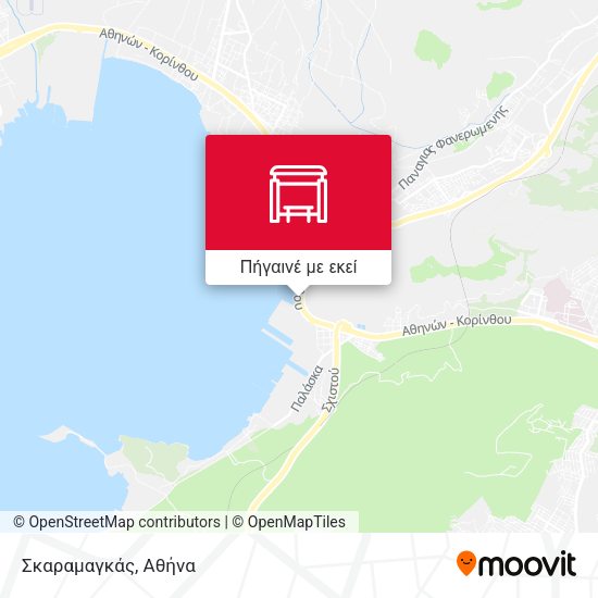 Σκαραμαγκάς χάρτης