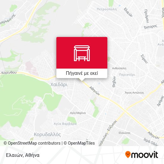 Ελαιών χάρτης