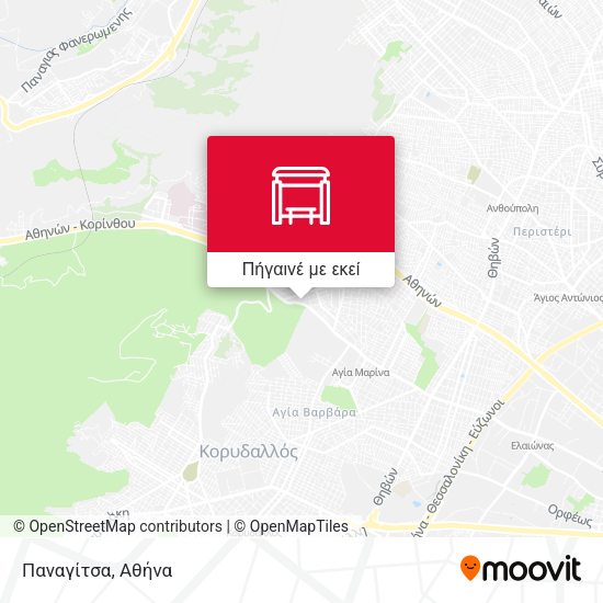 Παναγίτσα χάρτης