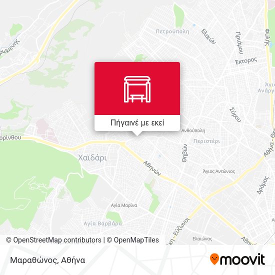 Μαραθώνος χάρτης