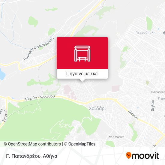 Γ. Παπανδρέου χάρτης