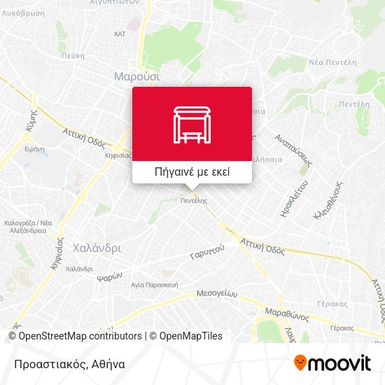 Προαστιακός χάρτης