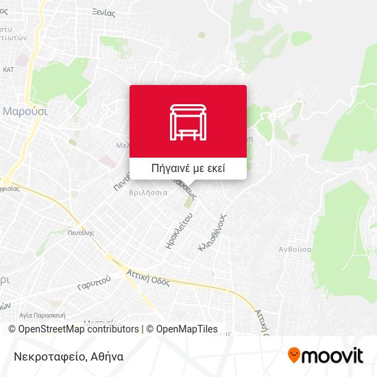 Νεκροταφείο χάρτης