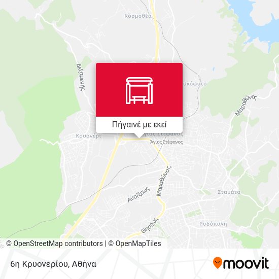 6η Κρυονερίου χάρτης