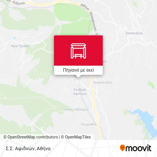 Σ.Σ. Αφιδνών χάρτης