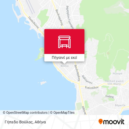 Γήπεδο Βούλας χάρτης