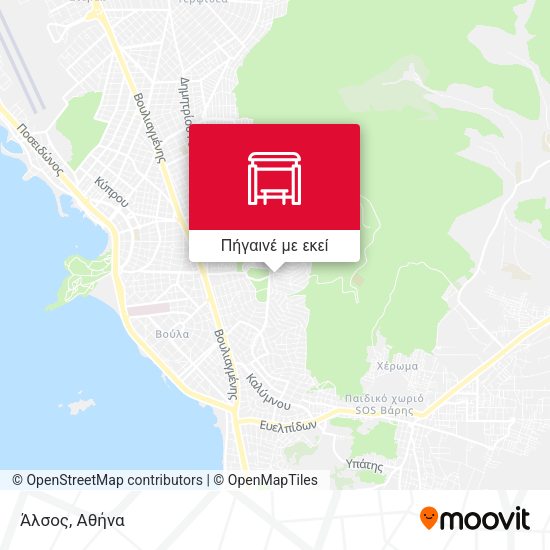 Άλσος χάρτης