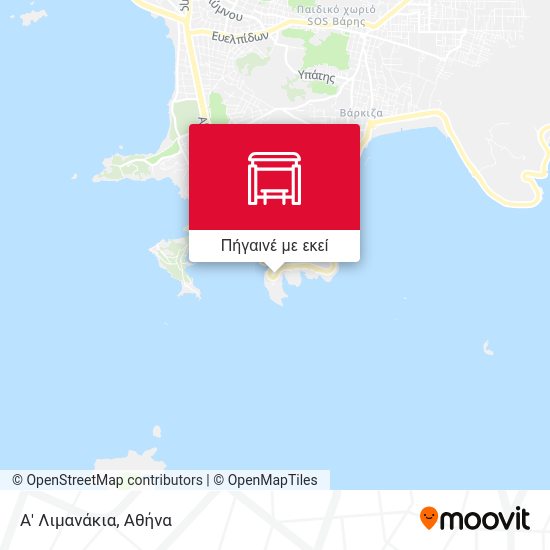 Α' Λιμανάκια χάρτης