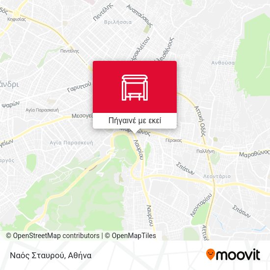Ναός Σταυρού χάρτης