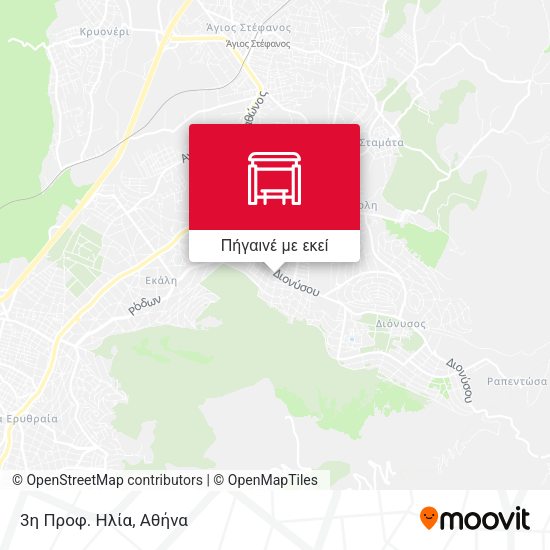 3η Προφ. Ηλία χάρτης