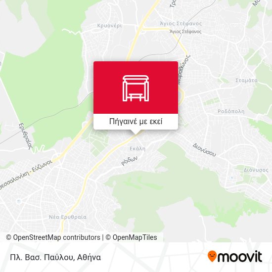 Πλ. Βασ. Παύλου χάρτης