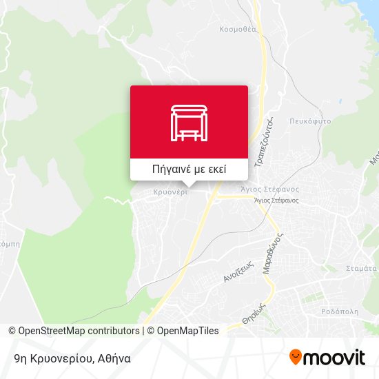 9η Κρυονερίου χάρτης