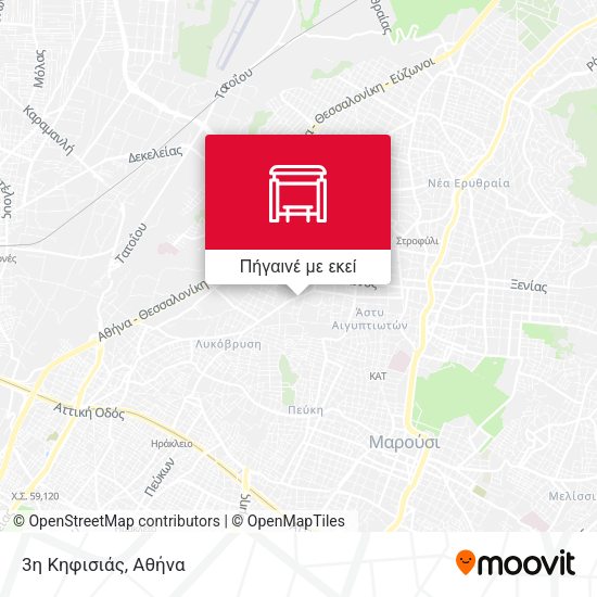 3η Κηφισιάς χάρτης