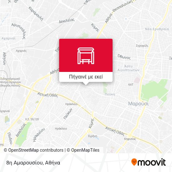 8η Αμαρουσίου χάρτης