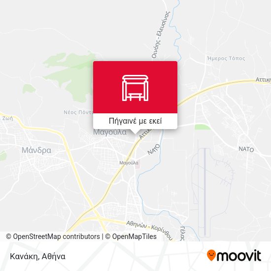 Κανάκη χάρτης