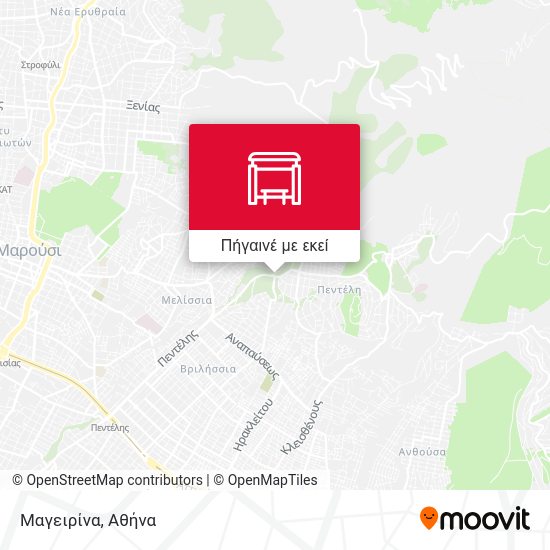 Μαγειρίνα χάρτης