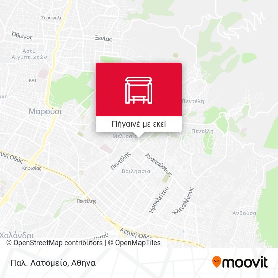 Παλ. Λατομείο χάρτης