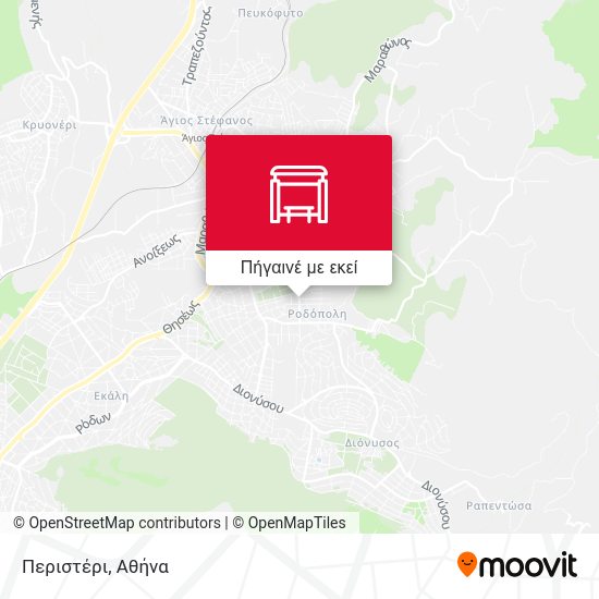 Περιστέρι χάρτης