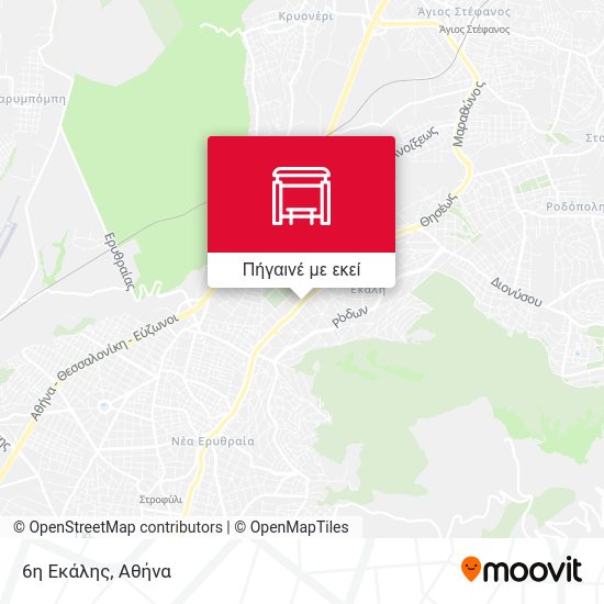 6η Εκάλης χάρτης