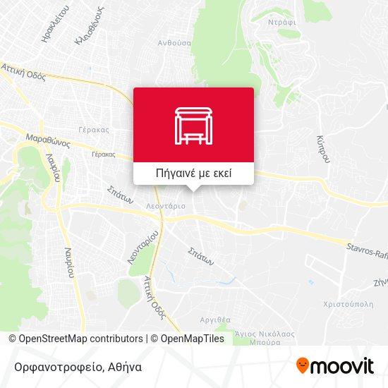 Ορφανοτροφείο χάρτης