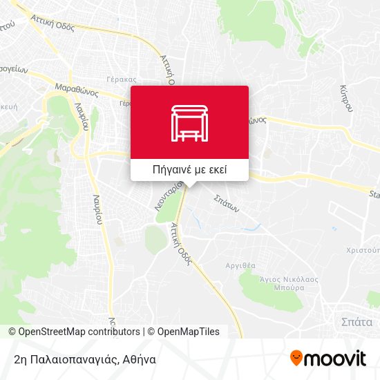 2η Παλαιοπαναγιάς χάρτης