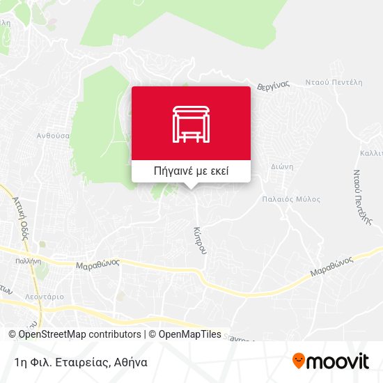 1η Φιλ. Εταιρείας χάρτης