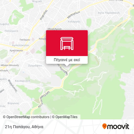 21η Παπάγου χάρτης