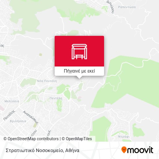 Στρατιωτικό Νοσοκομείο χάρτης